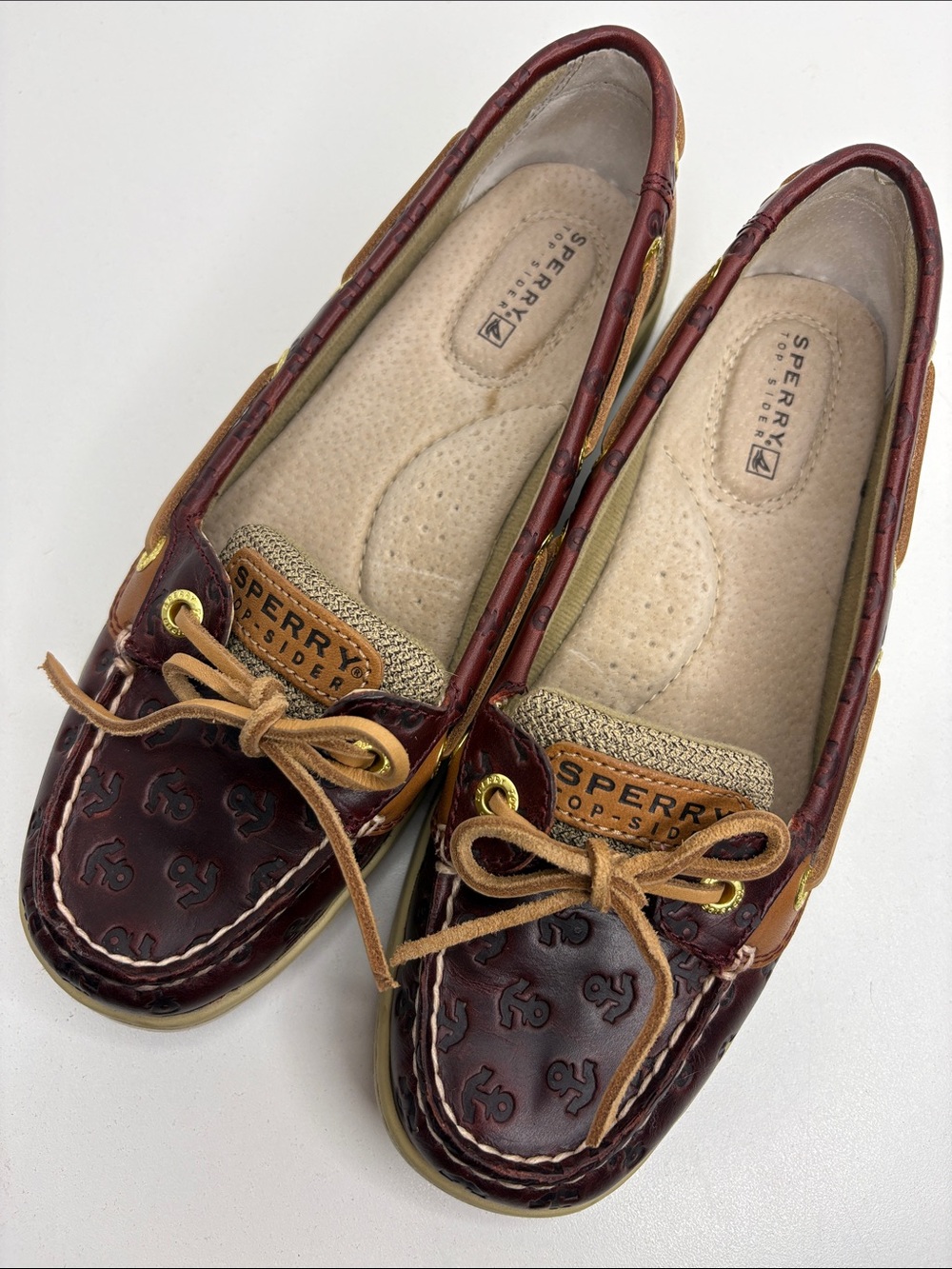 Sperry Topsider Angelfish Cordovan Anchors 6M